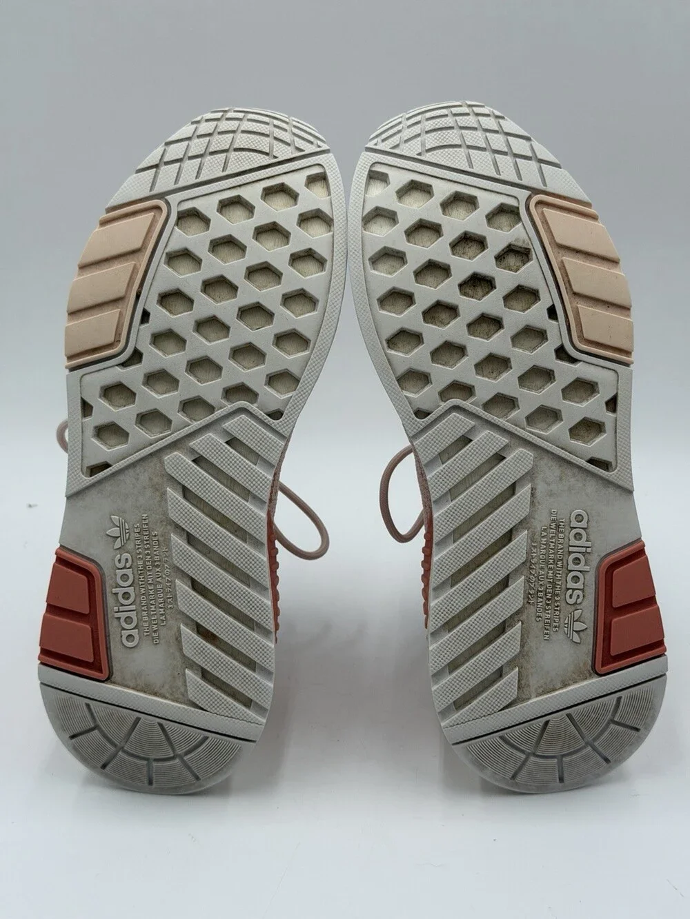 Adidas NMD_W1 Wonder Clay Women’s Size 10 Pink White Athletic Shoes ID4268